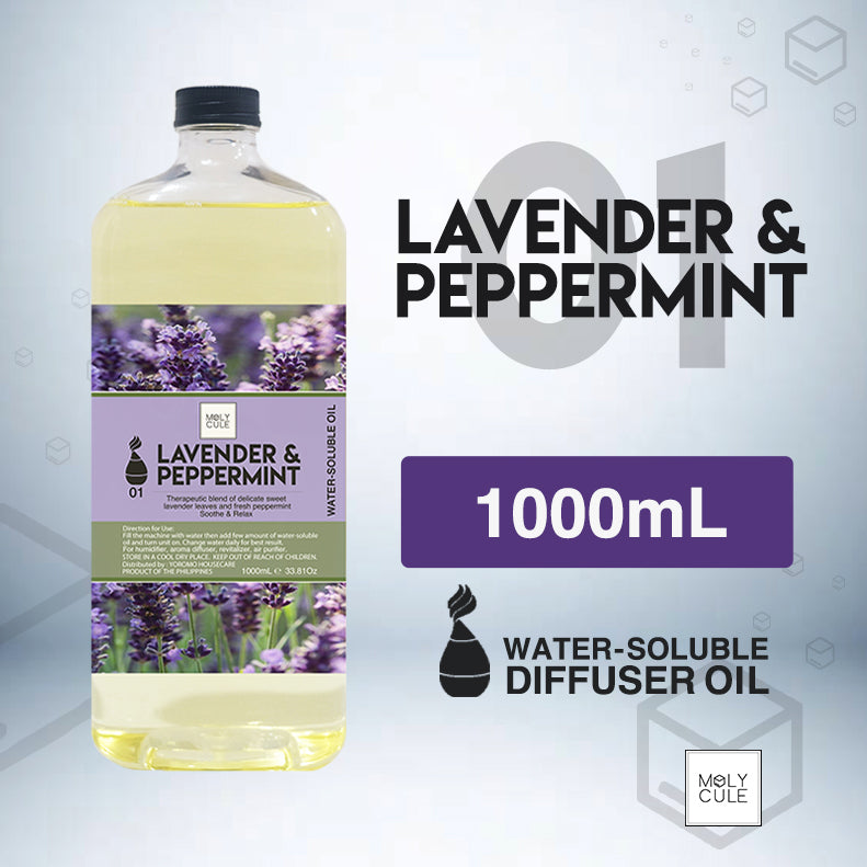 Lavender & Peppermint Water Soluble Oil for Humidifier Diffuser