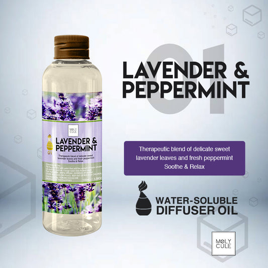 Lavender & Peppermint Water Soluble Oil for Humidifier Diffuser