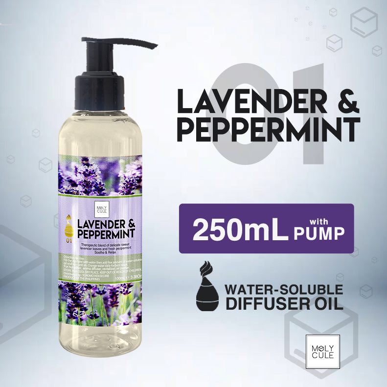 Lavender & Peppermint Water Soluble Oil for Humidifier Diffuser