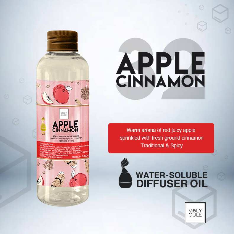 Apple Cinnamon Water Soluble Oil For Humidifier Diffuser