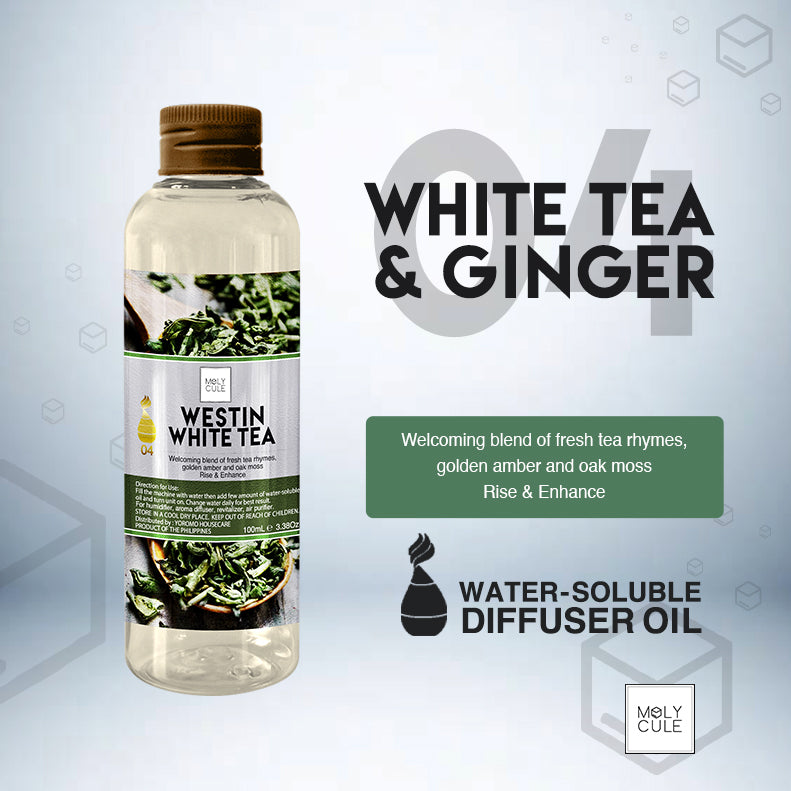 White Tea & Ginger Water Soluble Oil for Humidifier Diffuser