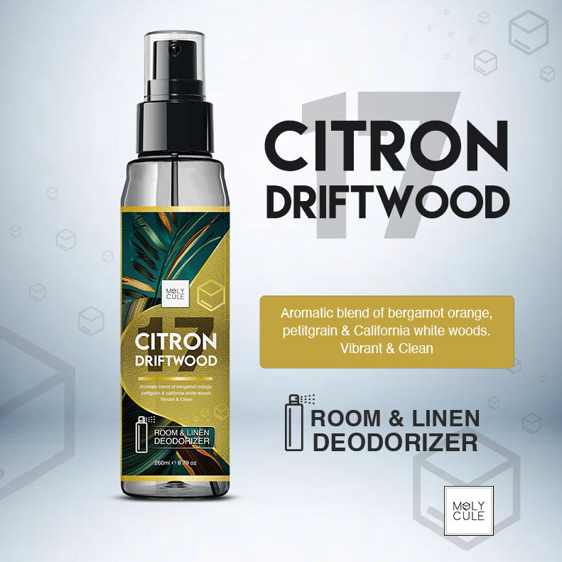 Citron Driftwood Room & Linen Deodorizer Spray