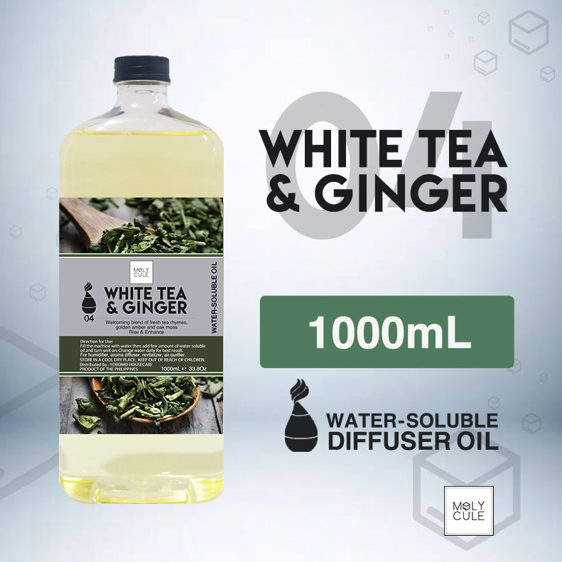 White Tea & Ginger Water Soluble Oil for Humidifier Diffuser