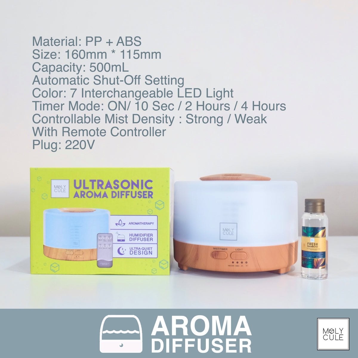 Aroma Diffuser Humidifier 500mL